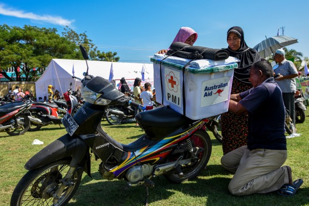 Police have arrested 45 Palu residents for alleged looting