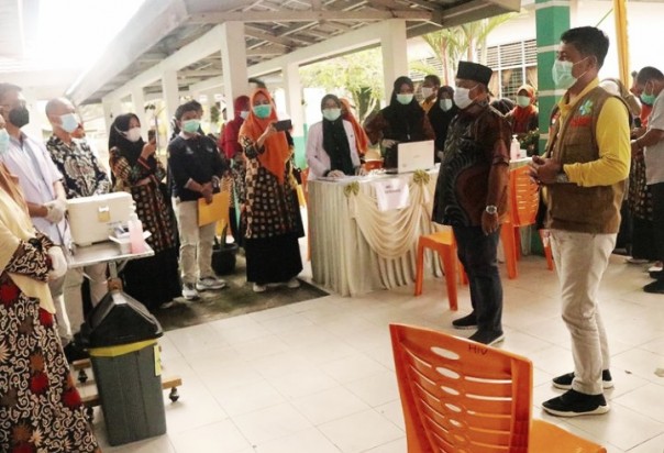 Dinas Kesehatan Kabupaten Kampar Gelar Simulasi Vaksinasi
