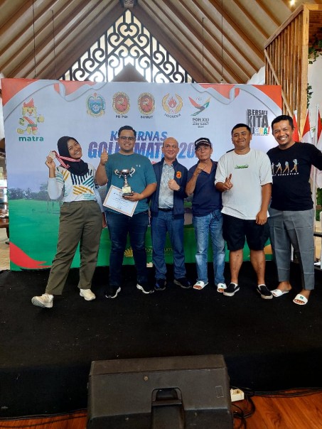 Anugrah Baginda asal Riau Raih 3rd Runner Up pada Kejurnas Golf Amatir 2022 di Sumut