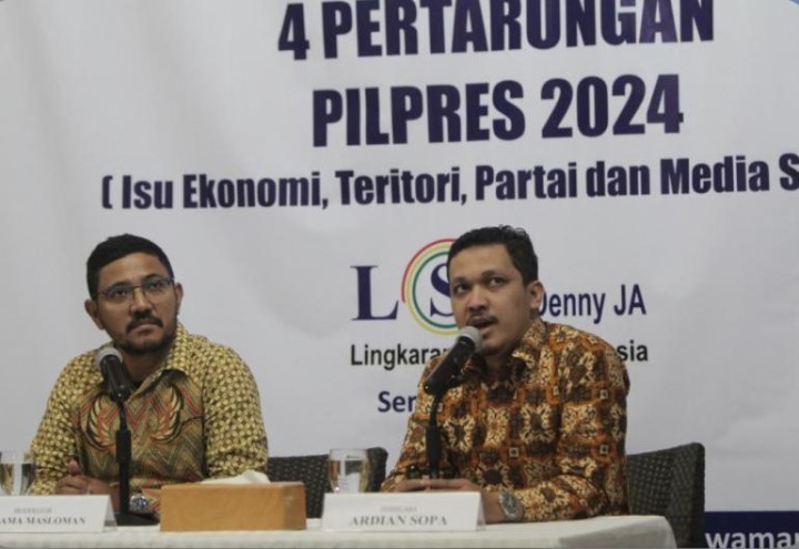 Survei LSI Denny JA  Jateng Dan Jatim Jadi Tempat  Perang  Prabowo Vs Ganjar