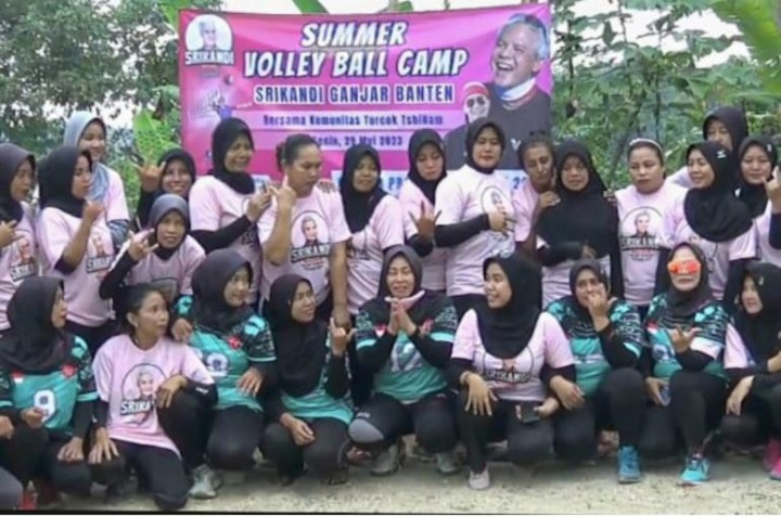 Srikandi Ganjar Banten Gelar Turnamen Voli Untuk Kembangkan Bakat Dan Galakan Hidup Sehat