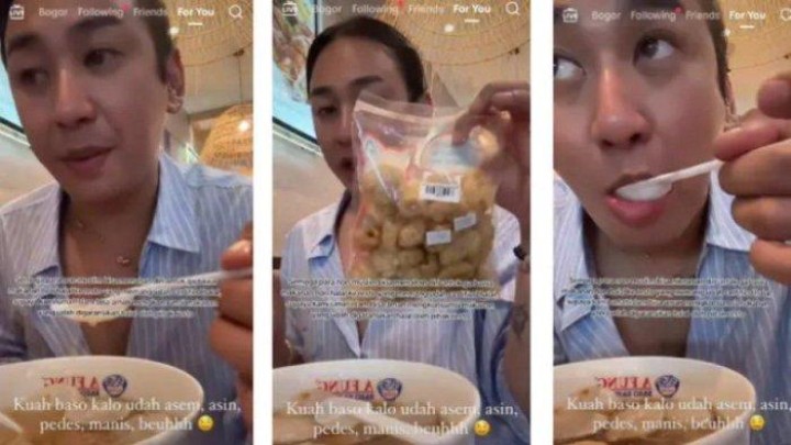 SOSOK Jovi Adhiguna, Selebgram yang Viral Usai Campurkan Kerupuk Babi ke Bakso A Fung