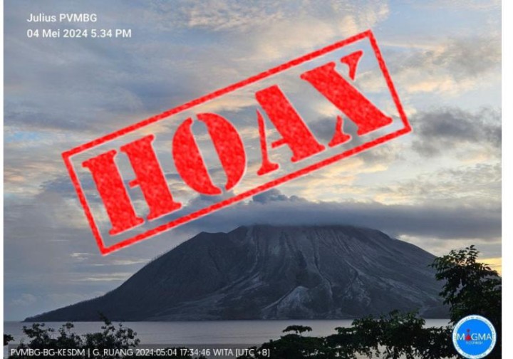 Pulau Tagulandang Nyaris Tenggelam Karena Erupsi Gunung Ruang  Itu Mah Hoax